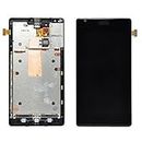 LCD Screen Compatible with Nokia Lumia 1520 LCD Display with Touch Screen Digitizer Assembly with Frame (Color : with Frame Black)