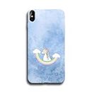 Textured IPhone 11 Case, unicorn illustration case, Drop Protection Case, Compatible for IPhone 6 s 7 8 Plus 11 Pro X XR Xs Max Case Creative net Red Phone Case (Size : IPhone 11)