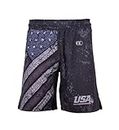 Cliff Keen | SBRDUS19 | Limited Edition 'USA Black Flag' Wrestling Board Shorts | NFHS Competition Approved Wrestler's Choice