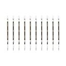 Zebra B-RNJK5-E Ballpoint Pen Refill, Sarasa Select NJK-0.5 Lead, Brown, 10 Pens
