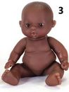 1 Black African American Baby Doll 5" Airbrushed Fine Details Berenguer Babes D3