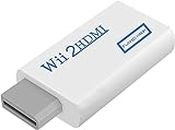 Wii to HDMI Converter 1080p 720p , SZJUNXIAO Wii HDMI Adapter Connector Output Video & 3.5mm Audio - Compatible with Nintendo Wii, Wii U, HDTV, Supports All Wii Display Modes