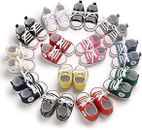 Baby Girls Boys Shoes Soft Anti-Slip Sole Newborn  Star Sneakers