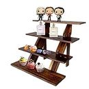 Southern Blessings Rustic Cupcake Stand - Perfume Organizer - Wooden Display Shelf - Cologne Organizer - Wooden Tiered Stand - Risers for Display - Compatible with Funko Pop Shelves