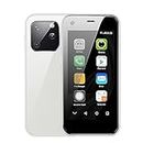DAM Smartphone Mini XS13 3G, Android 6.0, 1GB RAM + 8GB. Pantalla 2,4''. 4,1x1,1x8,4 Cm. Color: Blanco
