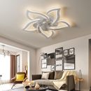 30" LED Luxury Ceiling Fan Light,Light with Remote 5 Blades,Indoor 6 Speed