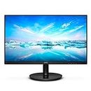 Philips 271V8/94 27"(68.58 cm) 1920 x 1080 Pixels IPS Panel Smart Image LCD Monitor with LED Backlight, VGA & HDMI Connectivity, FHD, 4ms Response time, 75Hz Refresh Rate, Flicker Free, Black