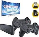 FUNVERSE® Wireless Retro Game Console,Retro Gaming Console,Retro Game Stick,Plug & Play Video TV Game Stick with 24000+Games Built-in,64G,9 Emulators . 4K Ultra HD Game Stick