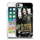 Head Case Designs Offizielle AMC The Walking Dead Daryl Staffel 9 Zitate Soft Gel Handyhülle Hülle kompatibel mit Apple iPhone 7/8 / SE 2020 & 2022