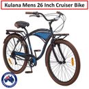 Men's 26" Inch Bicycle Kulana Kahu Cruiser Bike 7 speed Drivetrain Handlebars