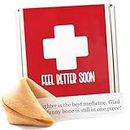 Funny Get Well Soon Gifts For Men - Fortune Cookies Get Well Soon In A Cheerful Box – Get Well Soon Gifts For Women (Pack of 9 Funny Get Well Fortune Cookies)