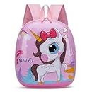 FunBlast Bagpack for Girls - Unicorn Bag for Pre-Schoolers, Lightweight Miniature Bags for Kids, Small Picnic Bag for Kids, Girls – 2 Years to 4 Years Toddlers (Pink)