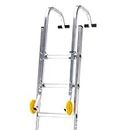 TB Davies 1400-000, Universal Roof Hook Ladder Kit, Ladder Accessory, Easily Convert Your Extension Ladder into a Roof Ladder, Includes Wheels for Use on Roofs, Initial Assembly Required