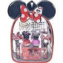 Townley Girl Disney Minnie Mouse Backpack Makeup Set for Kids | Makeup Kit Includes Lip Gloss, Nail Polish & More | Birthday Gifts for Ages 3