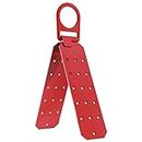 PeakWorks Roof Anchor Bracket, Fall Arrest System, Tool Connects to Wood Surfaces with Roofing Harness Safety Kit, ANSI OSHA Compliant, Durable Steel Adjustable Connector, Red, V8229100