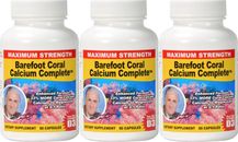 Barefoot Coral Calcium Complete 3 Pack - Bob Barefoot 90 Caps - Coral Calcium