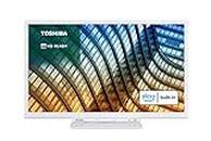 [Amazon Exclusive] Toshiba 24WK3C64DB 24-Inch 720P Smart TV White