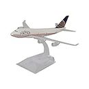 SVARUP Air United Airlines Diecast Alloy Metal Aircraft Highly Detailed Aeroplane Airbus A320 Model (Multicolour) 16 cm
