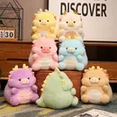 Cute Pig & Dragon 2 in 1 Plush Toy Stuffed Fluffy Creative Dinosaur Throw Pillow Soft Doll Gift for