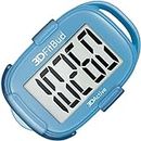 3DActive 3DFitBud Simple Step Counter Walking 3D Pedometer with Lanyard, A420S (Blue with Clip)