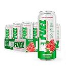 JetFuel Energy & Performance Drink, Zero Sugar, Natural Caffeine, Enhanced Focus, Electrolytes, Alpha GPC, Tyrosine, Green Tea, CogantiQ, For Men & Women, Watermelon, 12 Pack