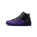 Jordan Men's 12 Retro Black/Field Purple (CT8013 057), Black/Field Purple, 11