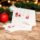 Love Gifts,'Handcrafted Pair of Christmas Greeting Cards with Envelopes'