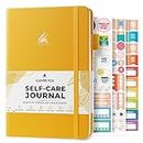 Clever Fox Self-Care Journal – Wellness & Daily Reflection Notebook – Mental Health & Personal Development Journal – Self-Care, Meditation & Mood Journal for Women & Men – A5 Size (Amber Yellow)