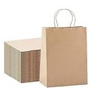 Aakriti Craft Paper Bags, Gift Bags with Handles, Small Craft Shopping Bags for Boutique, Small Business, Retail Stores, Gifts & Merchandise (12.5"x6"x16.5" INCH) LARGE BROWN BAG 15PCS