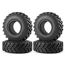 ZuoLan 4 Stück 2.2 Zoll 40mm RC Reifen Radreifen Gummi Wheel Tires Tyre für 1/10 RC Crawler Wraith (#A Modell)