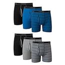 Hanes Men's Tagless Sports-Inspired Boxer Brief, Assorted-6, X Large