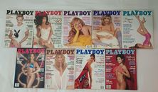 Lot of 9 1995 Playboy magazines