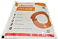 Butterfly Rubber LPG Gas Hose Pipe, 3-Inch (Orange), 1 Piece