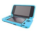 Housse étui protection silicone pour Nintendo NEW 2 DS XL (NEW 2DS LL) - Anti choc / rayures - Bleu