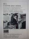 6/1963 PUB SELL HAUS KUCHEN TECHNIK AIRCRAFT GALLEYS HOTESSE AIRLINES FRENCH AD