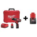 MILWAUKEE TOOL 7DF42 12.0 V Hammer Drill, Battery Included, 3/8 in Chuck