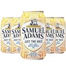 Samuel Adams 5 Pack Just the Haze Non-Alcoholic Hazy IPA Brew - Dealcoholized Sam Adams Craft Beer - 12oz Cans - Sabro, Citra, Mosaic, Cascade Hops