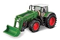 Bburago Die-Cast Friction Fendt 1050 Vario with Front Loader Tractor (Green) (31631)