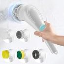 Cordless Electric Spin Scrubbers, Handheld Electric Cleaning Brush with 5 Replaceable Heads for Bathtub/Kitchen/Bathroom/Floor/Dish/Car/Shoe/Glass Lightning Deals of Today Same Day Delivery Items