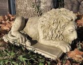 Statua in pietra di leone del Wessex | inglese classico pilastro animale inglese cappello ornamento giardino