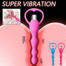Vibrating Butt Plug Bead Adult Toys Massager Anal Sex Toys for Women Men Couples