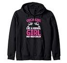 Orca Girl Like A Normal Girl Only Much Cooler I Orca Zip Hoodie