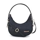 WOMEN MARKS, Women's pu artificial Leather Sling/Crossbody Bag, with Internal Pocket, Pretty Look in Multiple Color for women (BLACK)