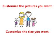 Customize Picture Image HD Poster Canvas Wall Prints Card Tube Packaged Any Size