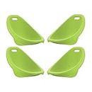 American Plastic Toys Kids Scoop Rockers (Pack of 4), Green, Lounging Floor-Level Chairs, Reading, Gaming, Watching TV, Indoors, Outdoors, Stackable, Non-Toxic, BPA-Free Plastic, Easy Wipe Clean, 3+
