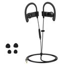 Avantree Cycling Wired Sports Headphones with Mic, Over ear hook, workout gym 