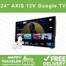12V FHD 24 inch TV/DVD AxisAX1924GTV HDMI 60cm Google Smart TV Caravan/Camper