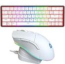 KLIM Blaze & Shift Bundle - New 2024 - Wireless Gaming Keyboard and Mouse Combo - Wireless Mechanical Keyboard Hotswap TKL - RGB Gaming Mouse Wireless - Long-Lasting Built-in Battery