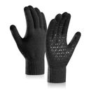 Winter Beanie Hat Scarf Gloves Set Warm Knit Skull Cap Neck Warmer for Men Women