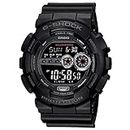 Casio Men Resin G-Shock Digital Black Dial Watch-Gd-100-1Bdr (G310), Band Color-Black